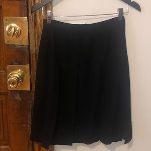 Vintage CHANEL Black Pleated Skirt *AUTHENTIC*
